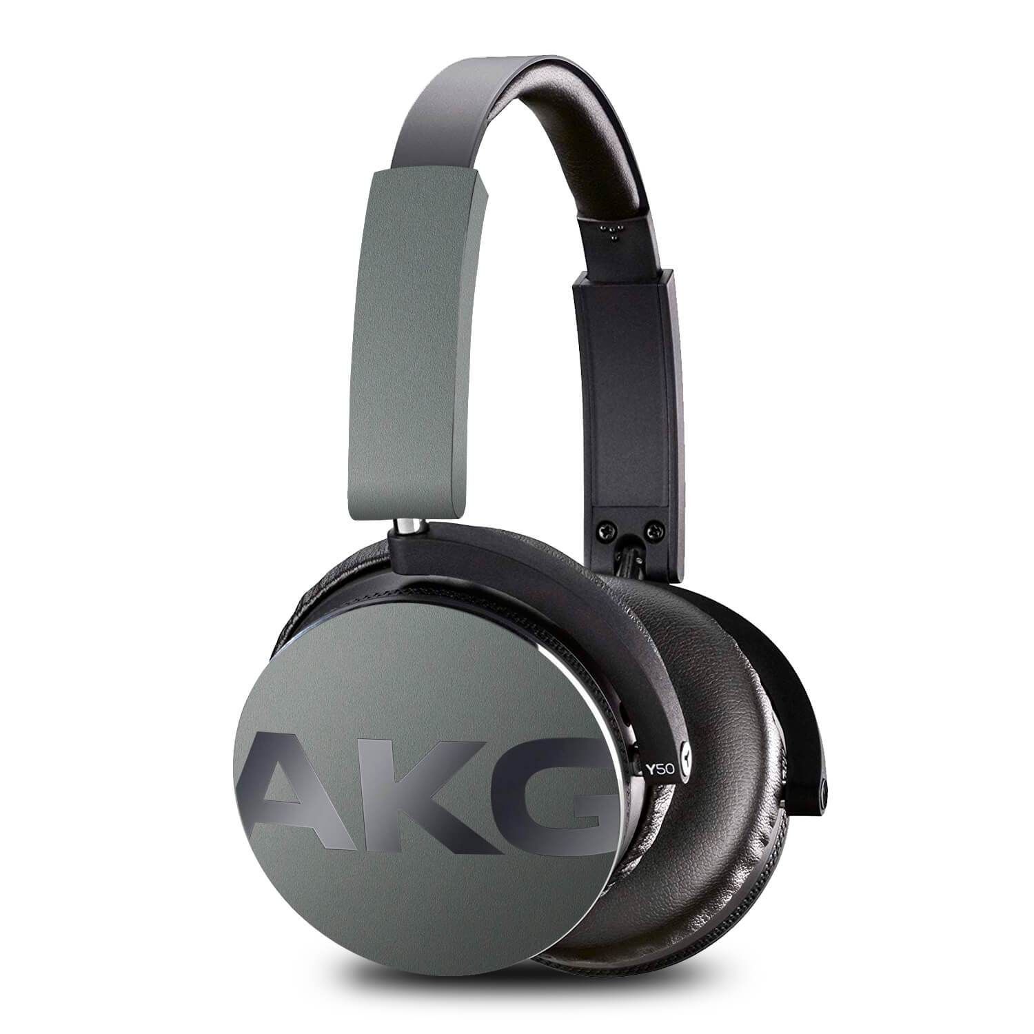 AKG Y50BT Headphone Textured Matt Grey Skins