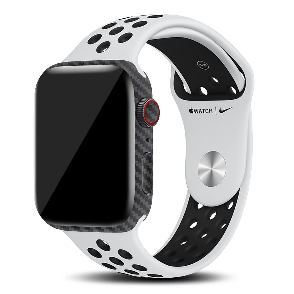 Apple Watch Series 6 Black Carbon Fibre Skins (40mm)