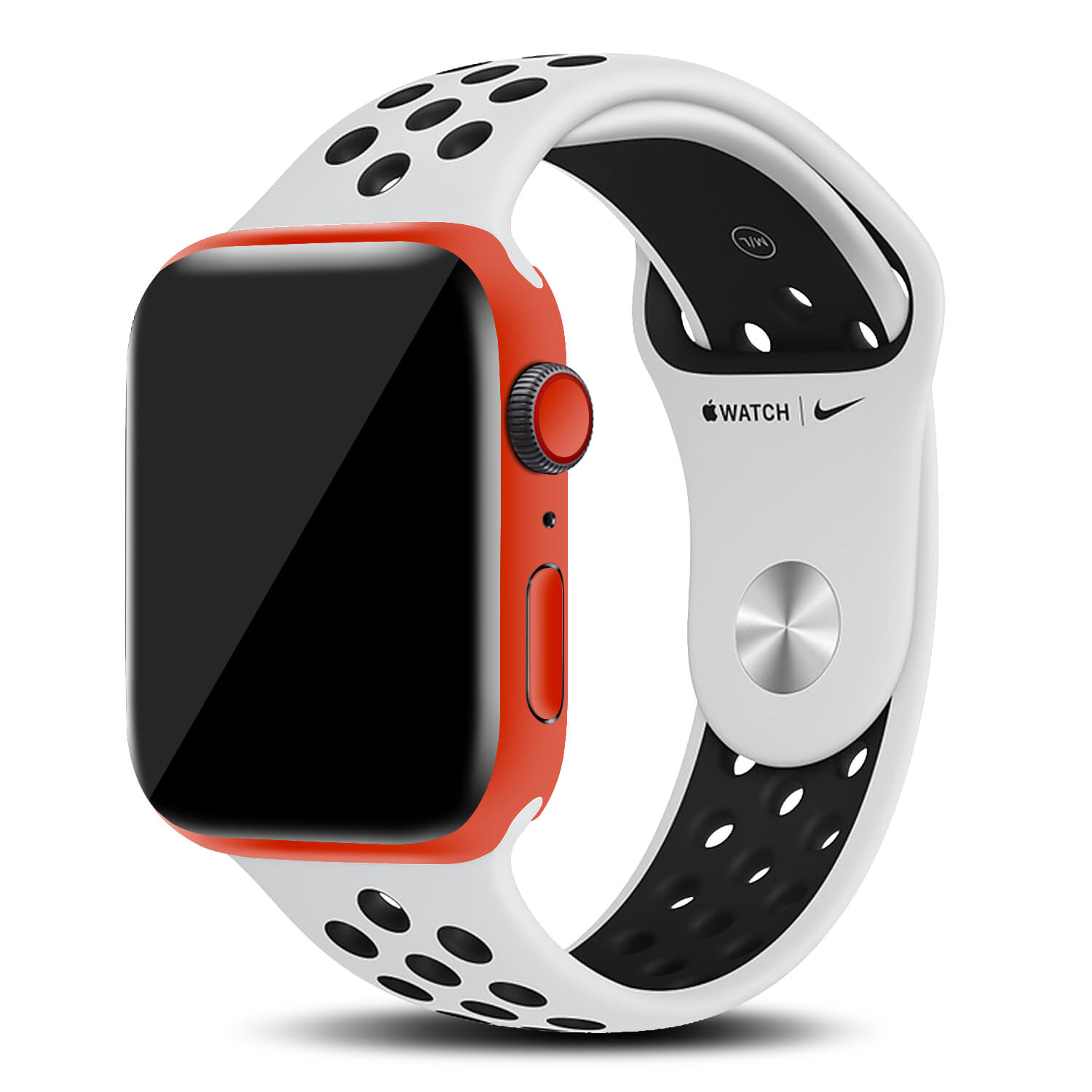 Apple Watch Series 6 Dragon Red Gloss Skins (40mm)