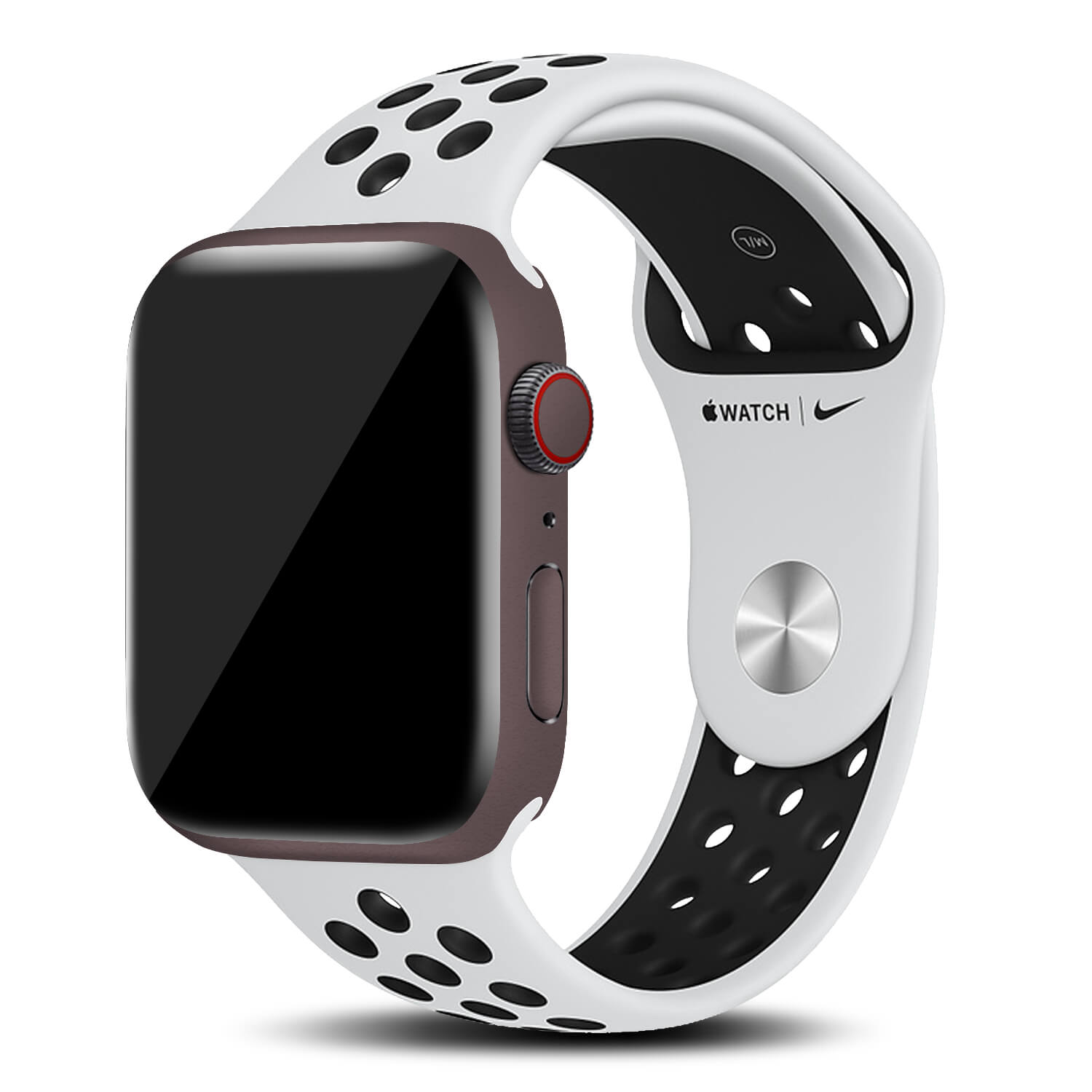 Apple Watch Series 6 Textured Matt Mulberry Skins (44mm)