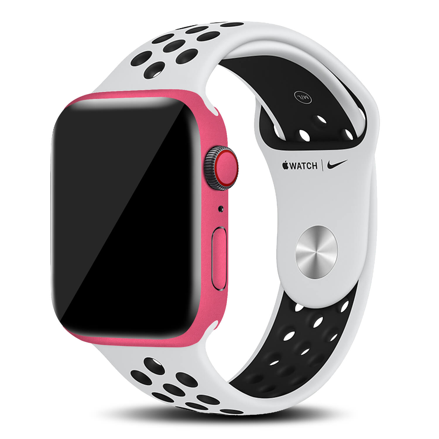 Apple Watch Series 6 Textured Matt Pink Skins (40mm)