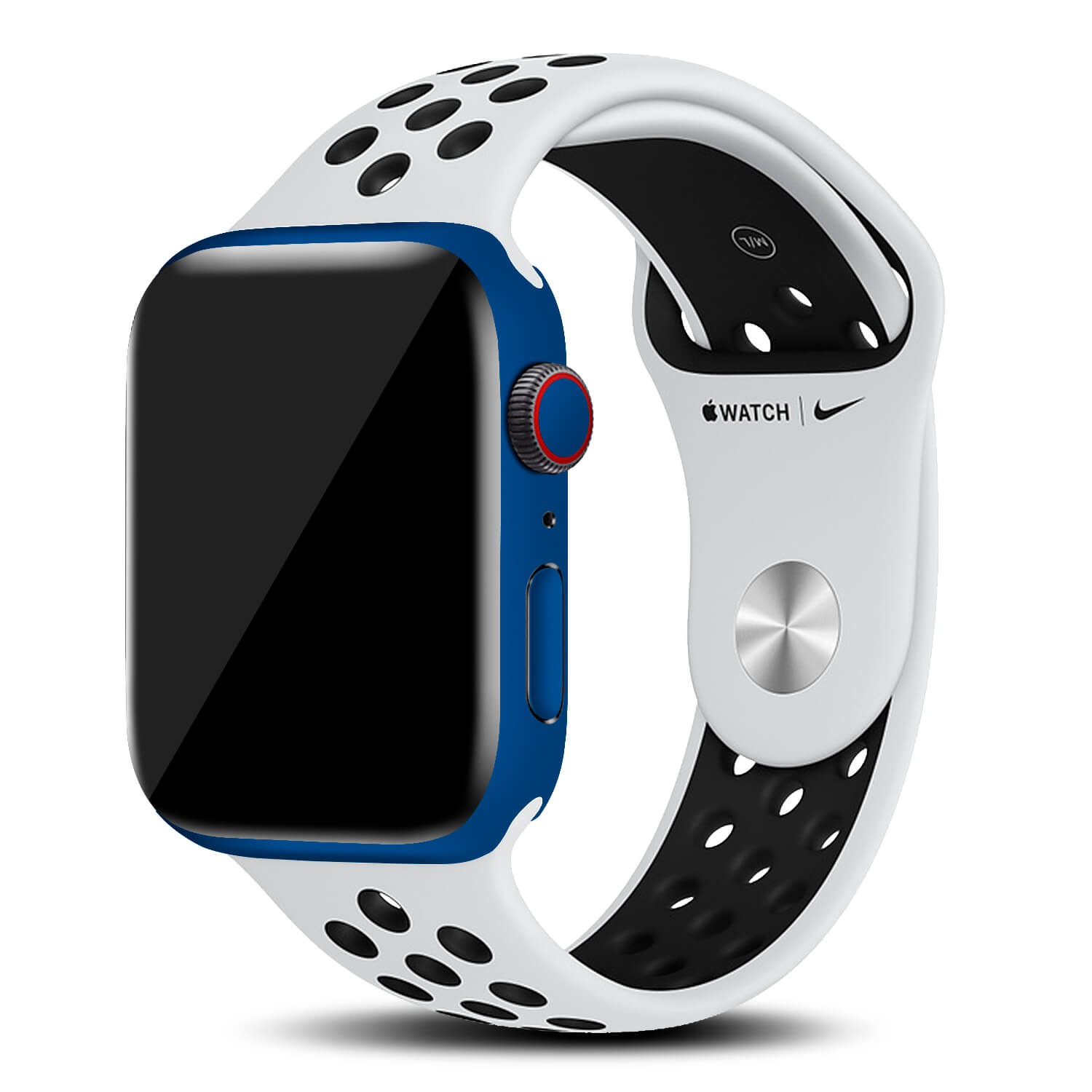 Apple Watch Series 6 Textured Matt Royal Blue Skins (40mm)