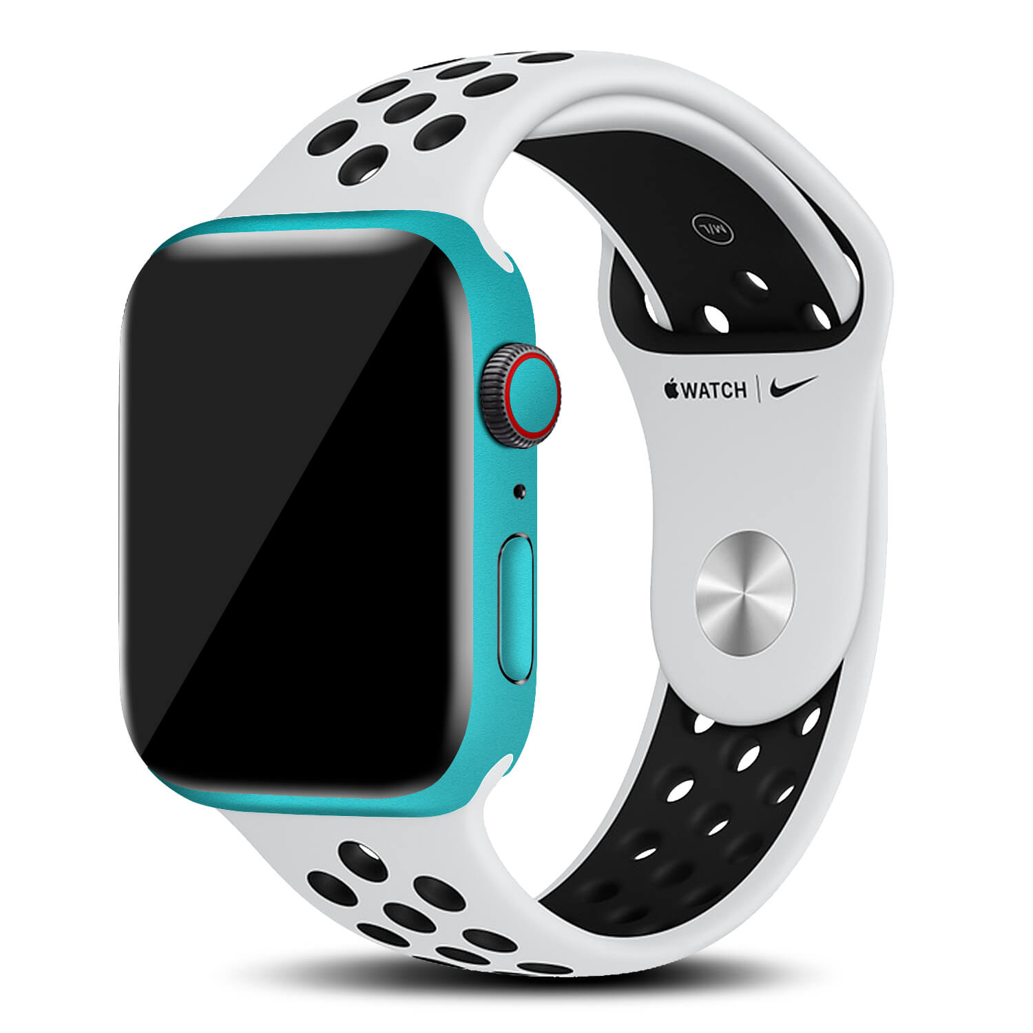 Apple Watch Series 6 Textured Matt Turquoise Skins (44mm)
