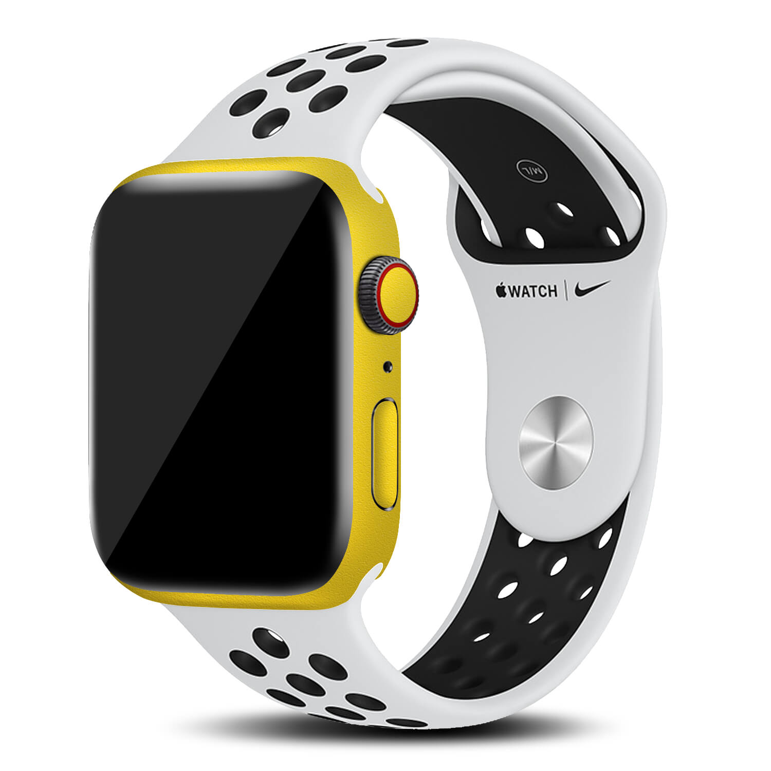 Apple Watch Series 6 Textured Matt Yellow Skins (40mm)