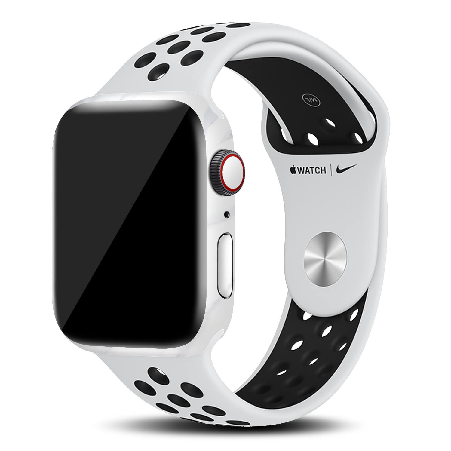 Apple Watch Series 6 White Marble Skins (40mm)
