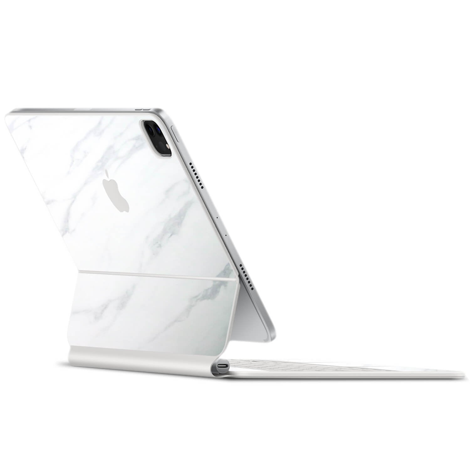 Apple iPad Pro Magic Keyboard 12.9" (2021, Gen 5) White marble skins