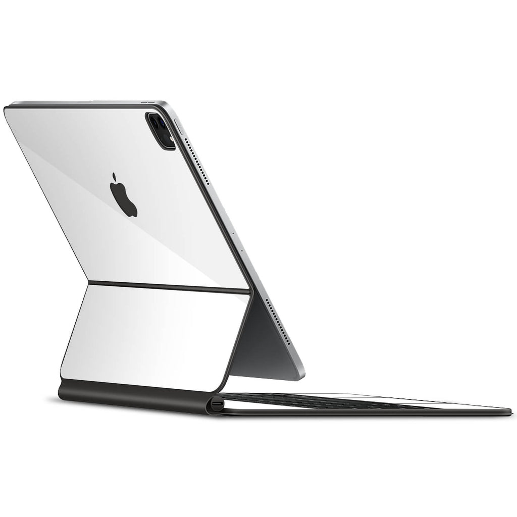 Apple iPad Pro Magic Keyboard 12.9" (2020, Gen 4) White Gloss Skins