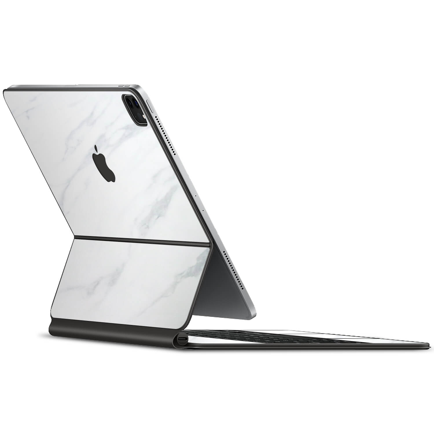 Apple iPad Pro Magic Keyboard 12.9" (2020, Gen 4) White Marble Skins