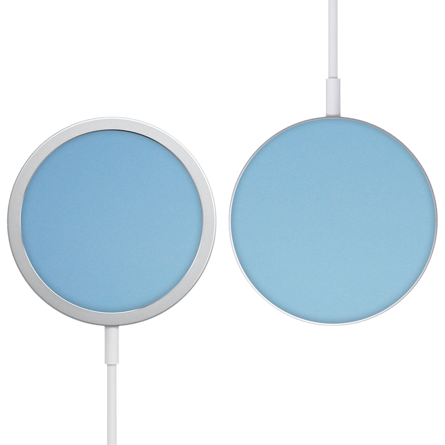 Apple MagSafe Charger Textured matt light blue skins