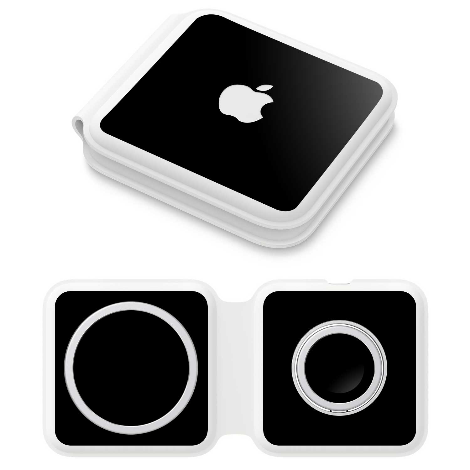 Apple MagSafe Duo Charger Black gloss skins