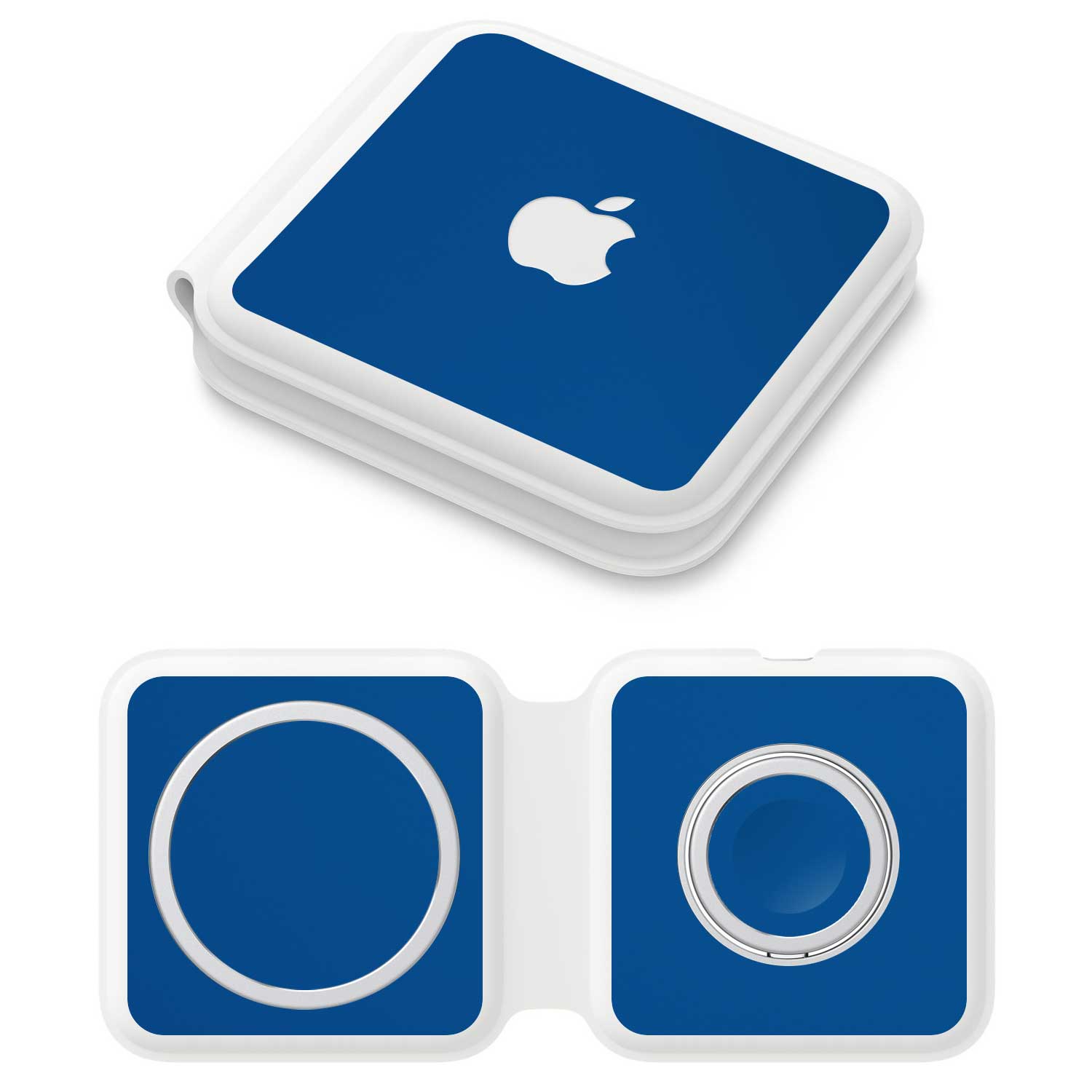 Apple MagSafe Duo Charger Textured matt royal blue skins