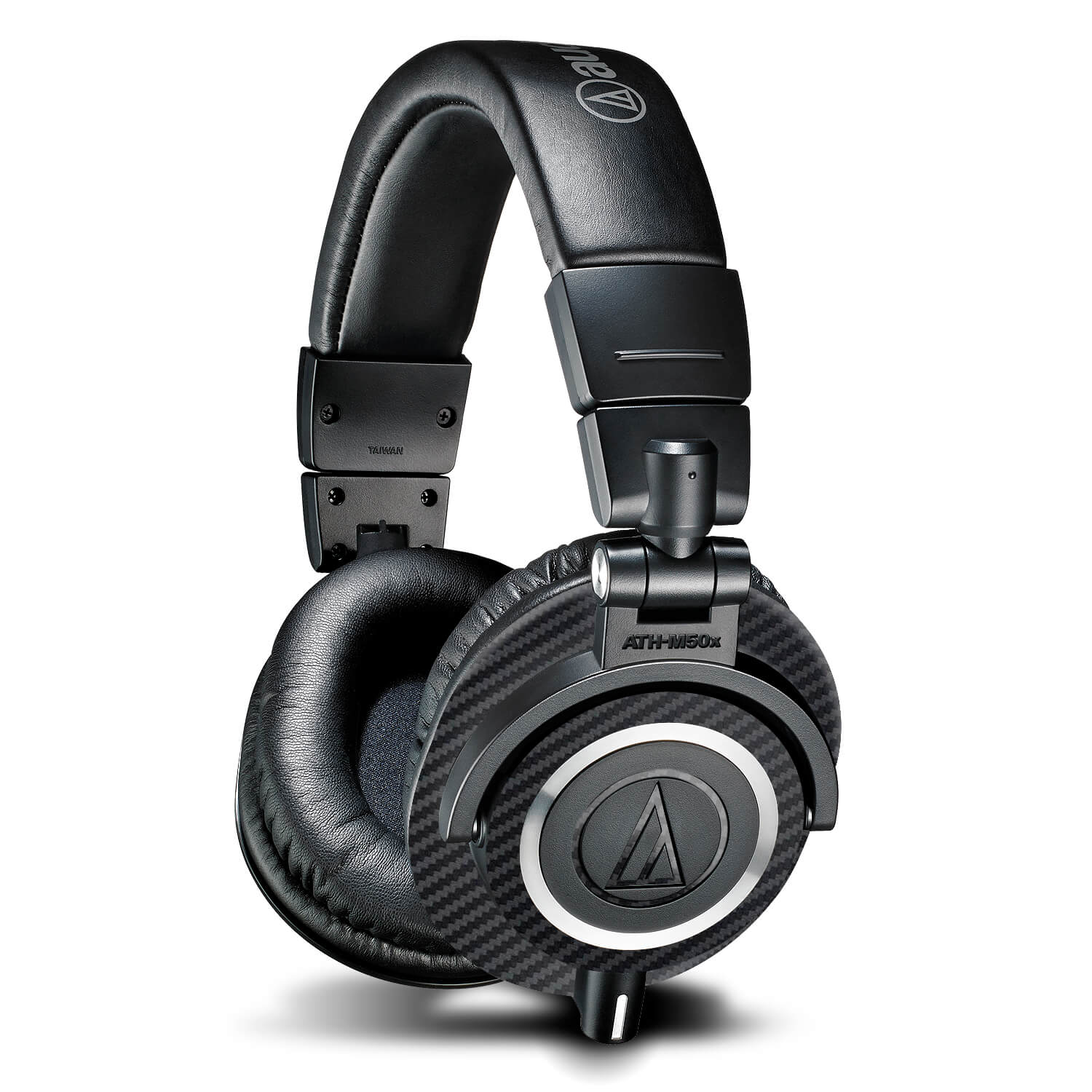 Audio Technica ATH-M50X Black carbon fibre skins