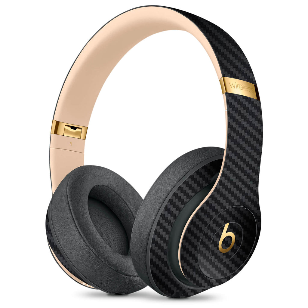 Beats Studio3 Wireless Black Carbon Fibre Skins