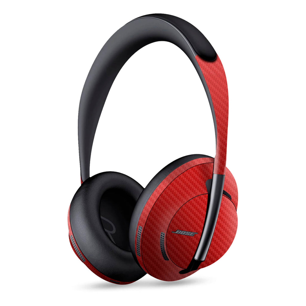 Bose 700 Headphone Red Carbon Fibre Skins
