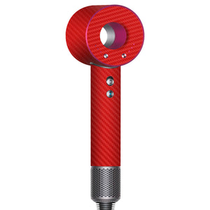 Dyson Supersonic Hair Dryer Red carbon fibre skins