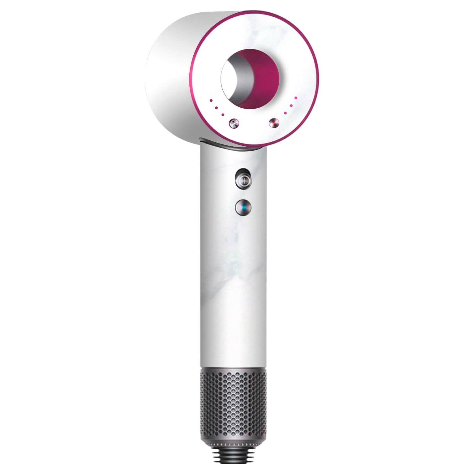 Dyson Supersonic Hair Dryer White marble skins
