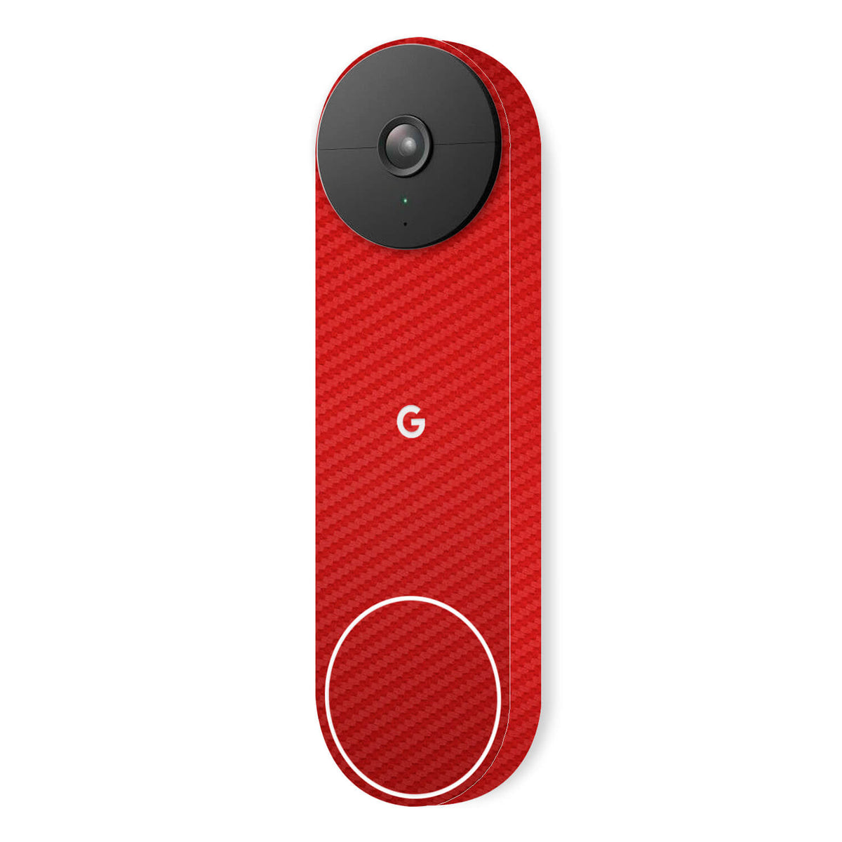 Silicone Protective Case For Google Nest Hello Doorbell (Battery) – Weatherproof Cover With Visor, 1-Pack Black