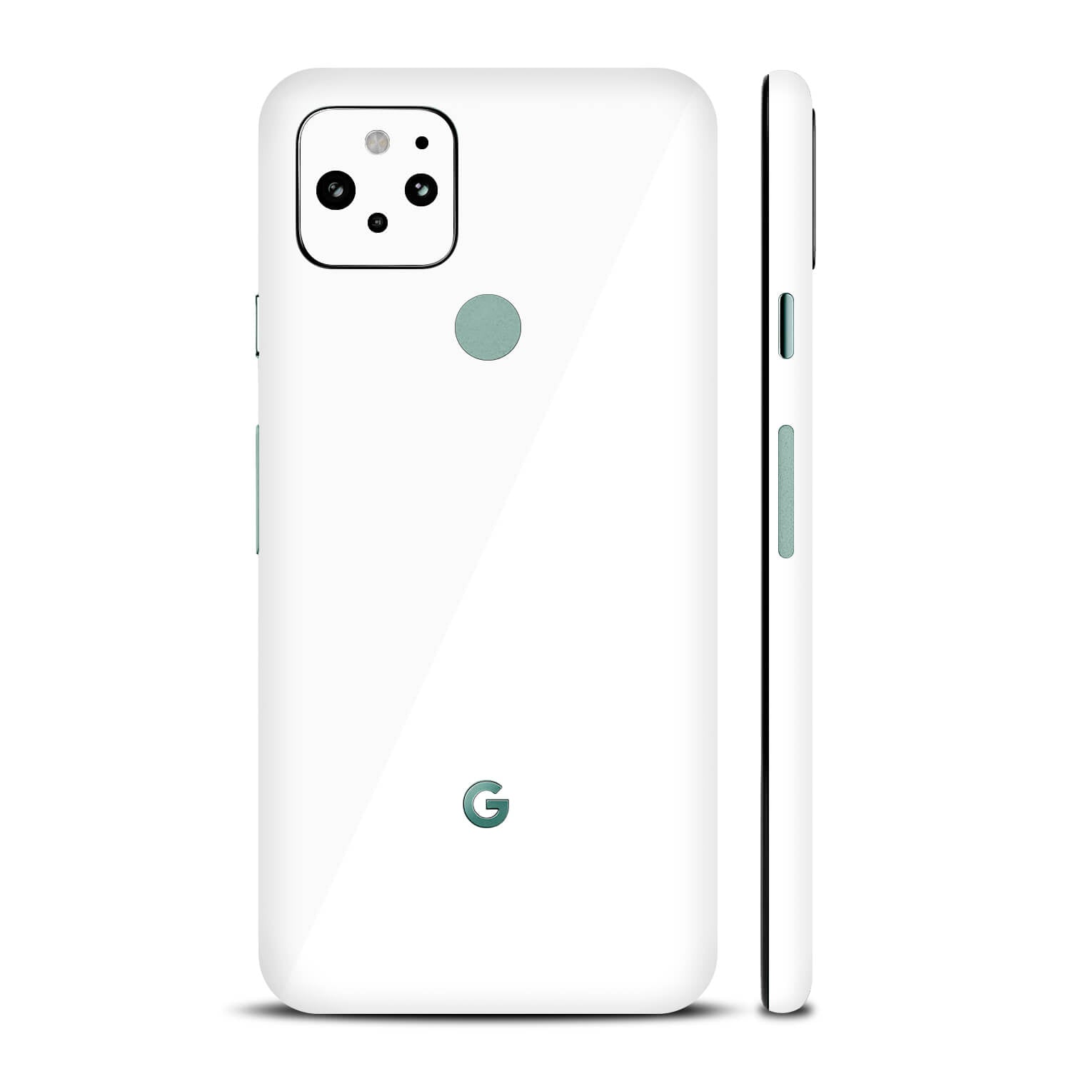 Google Pixel 5 White Gloss Skins