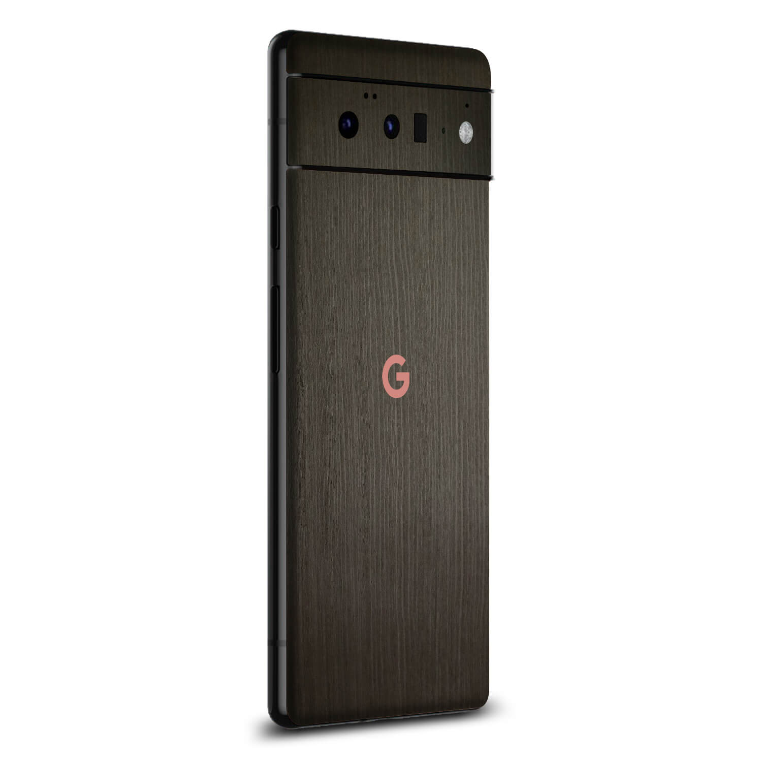Google Pixel 6 Pro Silverblack wood skins