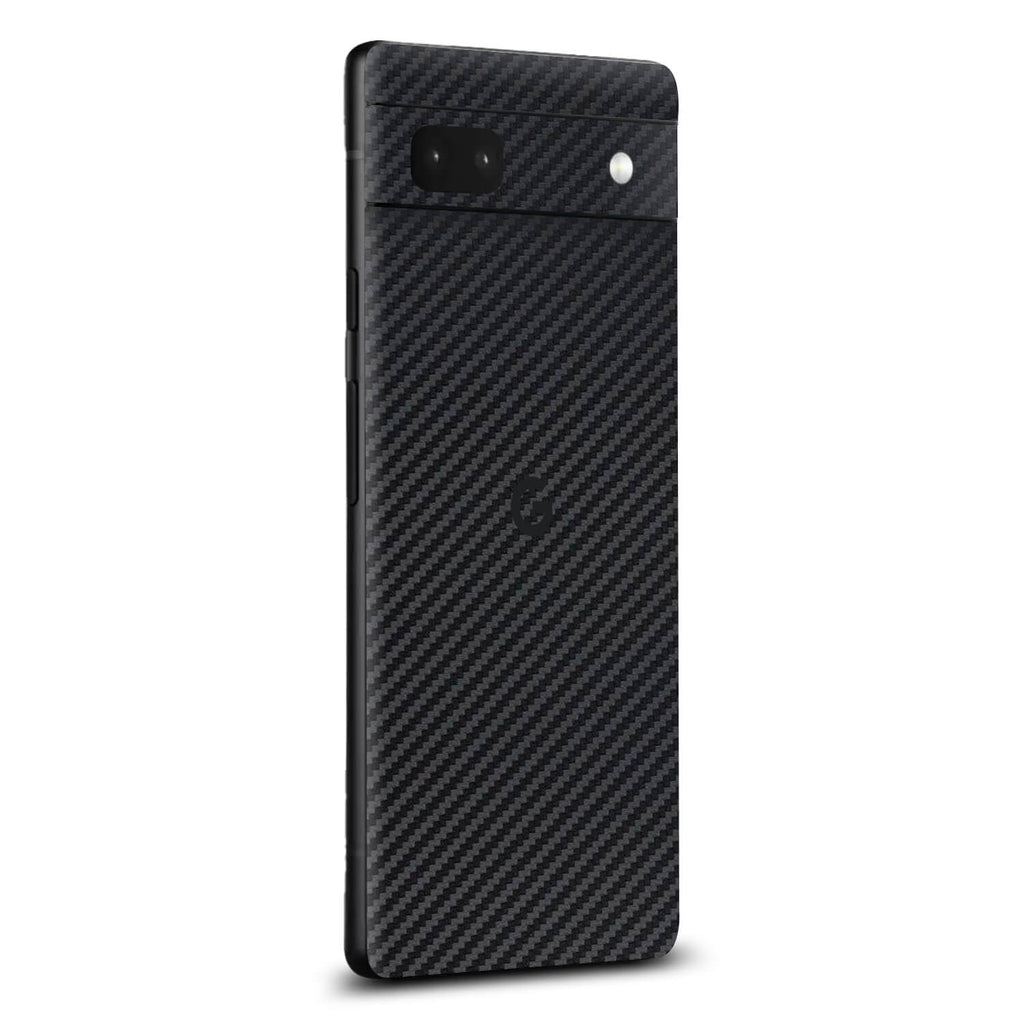 Google Pixel 6a Black carbon fibre skins