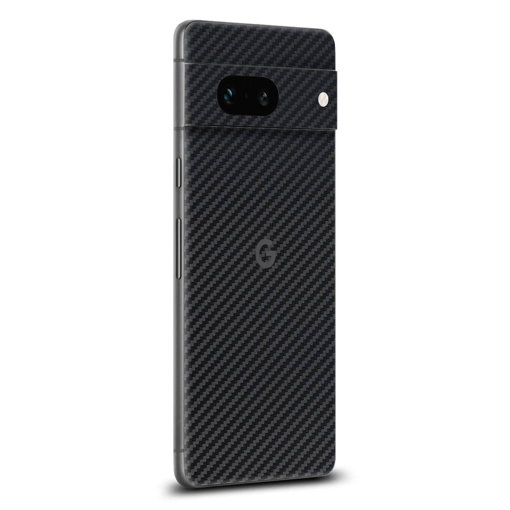 Google Pixel 7 Black carbon fibre skins
