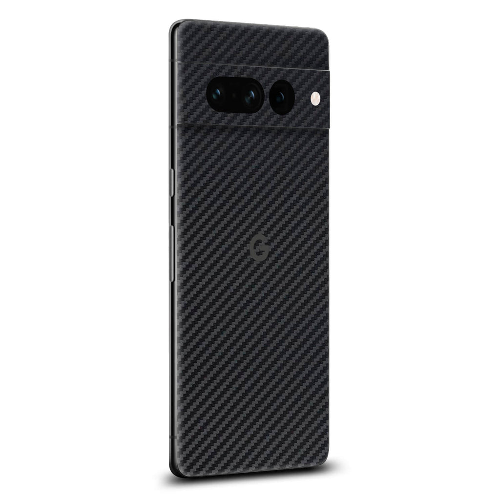Google Pixel 7 Pro Black carbon fibre skins