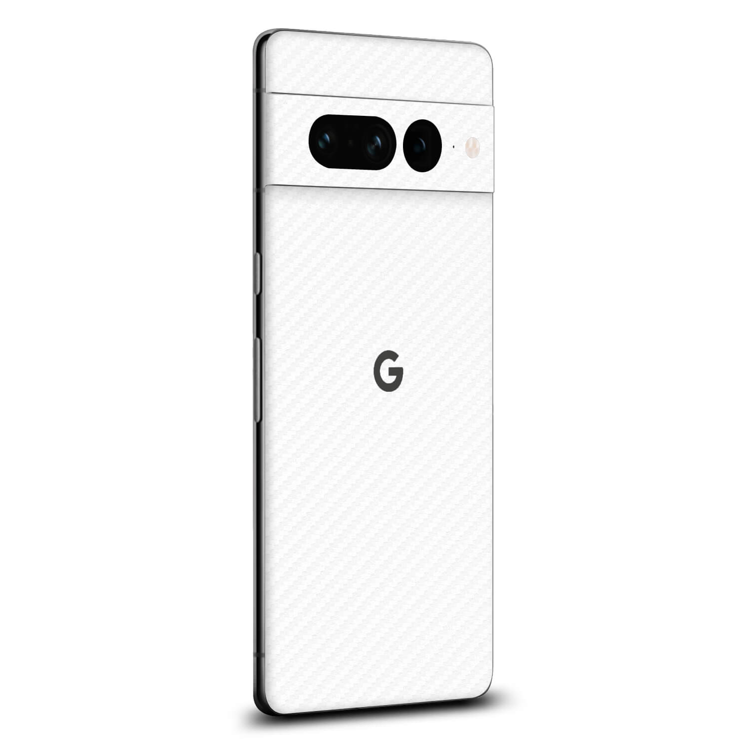 Google Pixel 7 Pro White carbon fibre skins