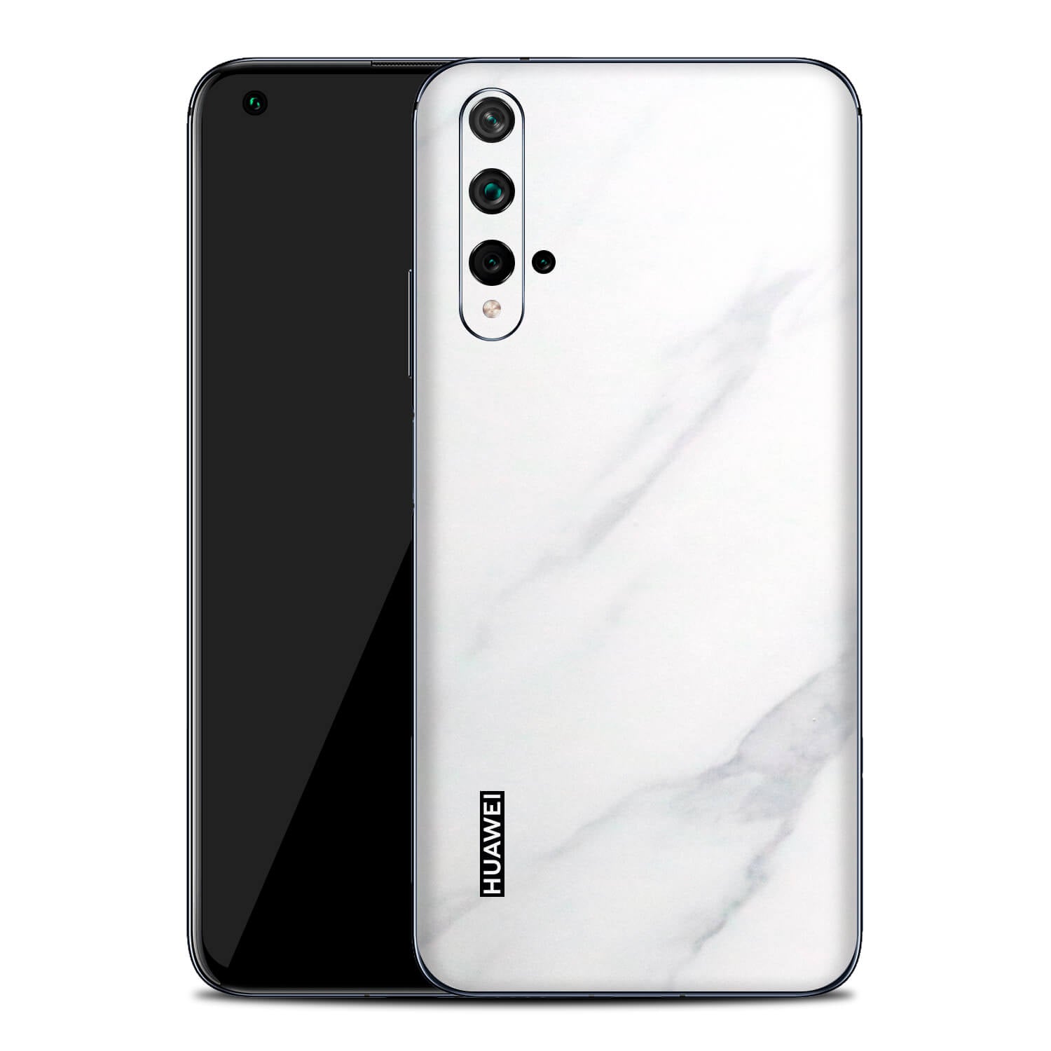 Huawei Nova 5T White Marble Skins