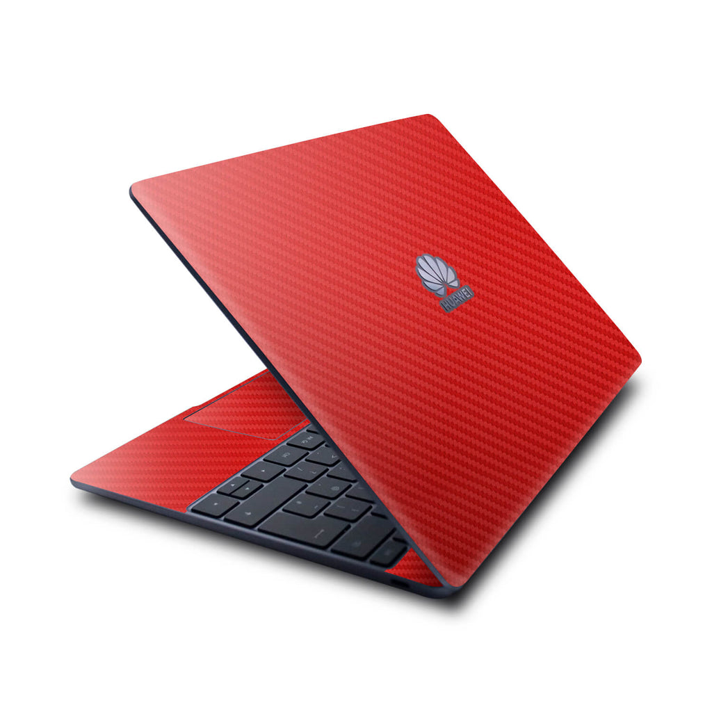 Huawei MateBook 13 Red Carbon Fibre Skins