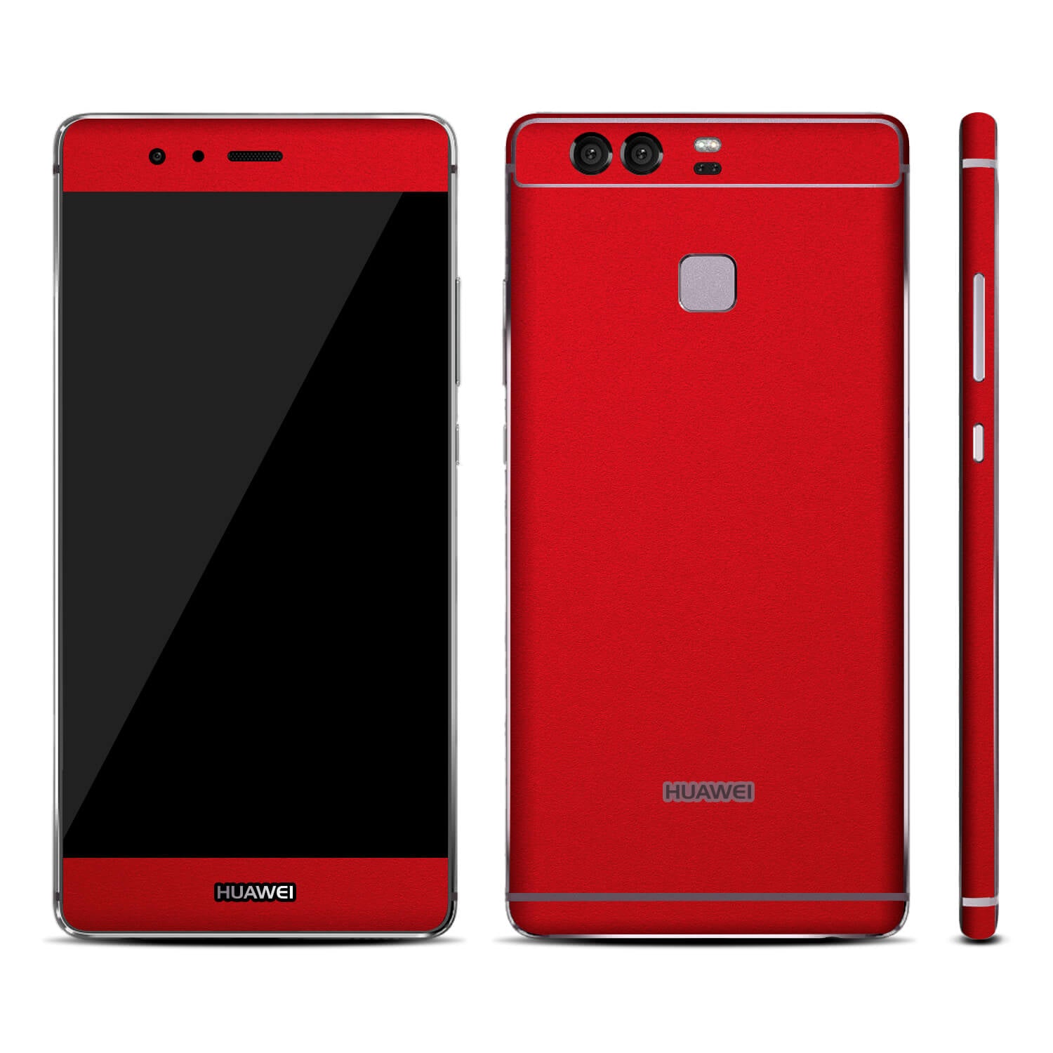 Huawei P9 Textured Matt Red Skins