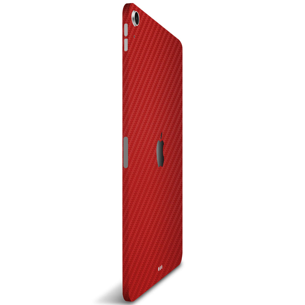 iPad Air 10.9" (2022, Gen 5) Red carbon fibre skins
