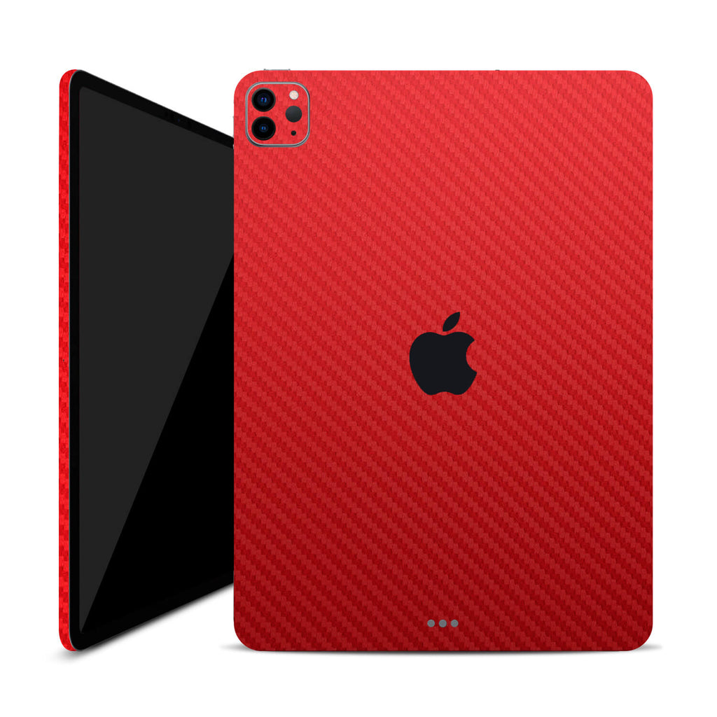 iPad Pro 11" (2020, Gen 2) Red Carbon Fibre Skins