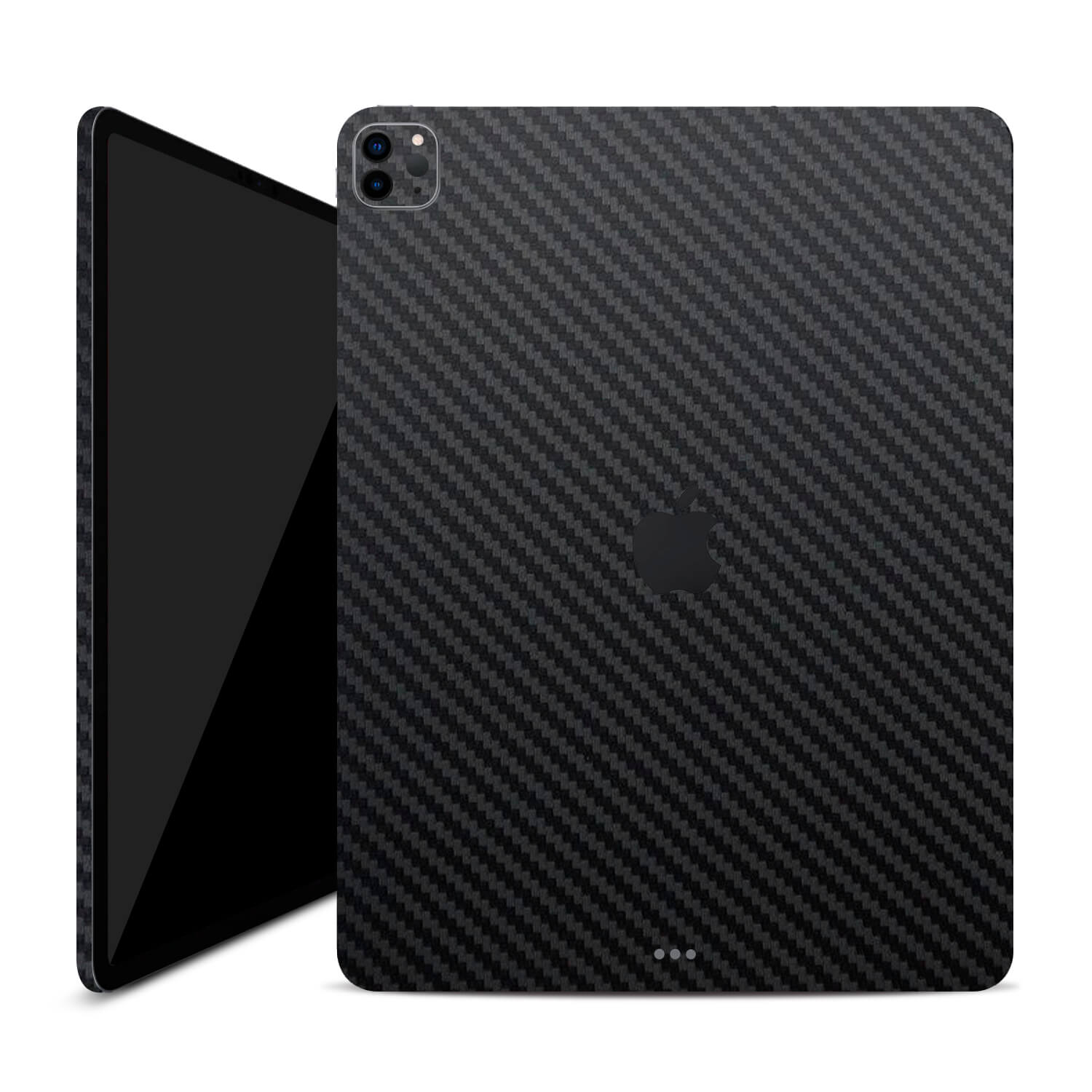 iPad Pro 12.9" (2020, Gen 4) Black Carbon Fibre Skins