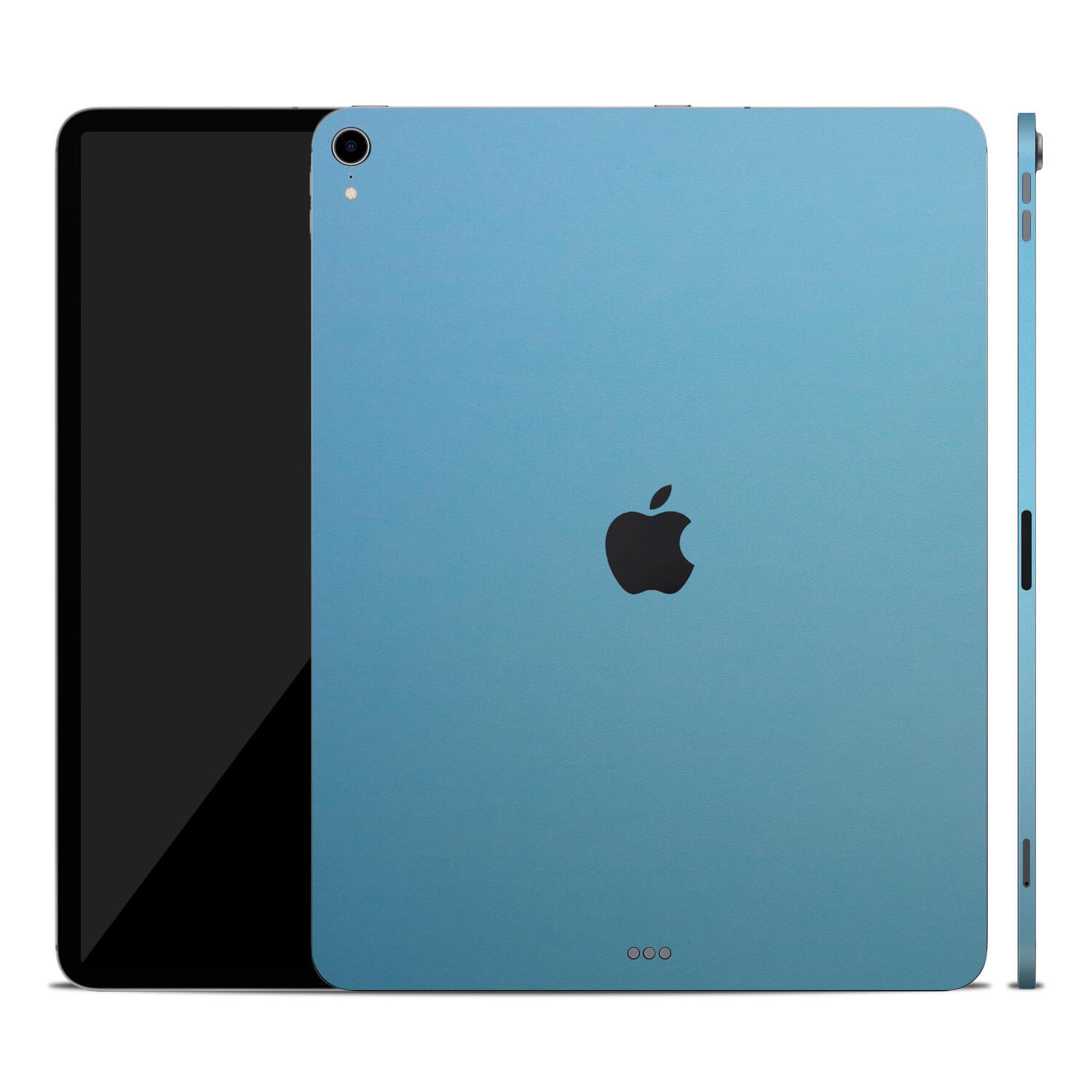 iPad Air 4 Textured Matt Light Blue Skins
