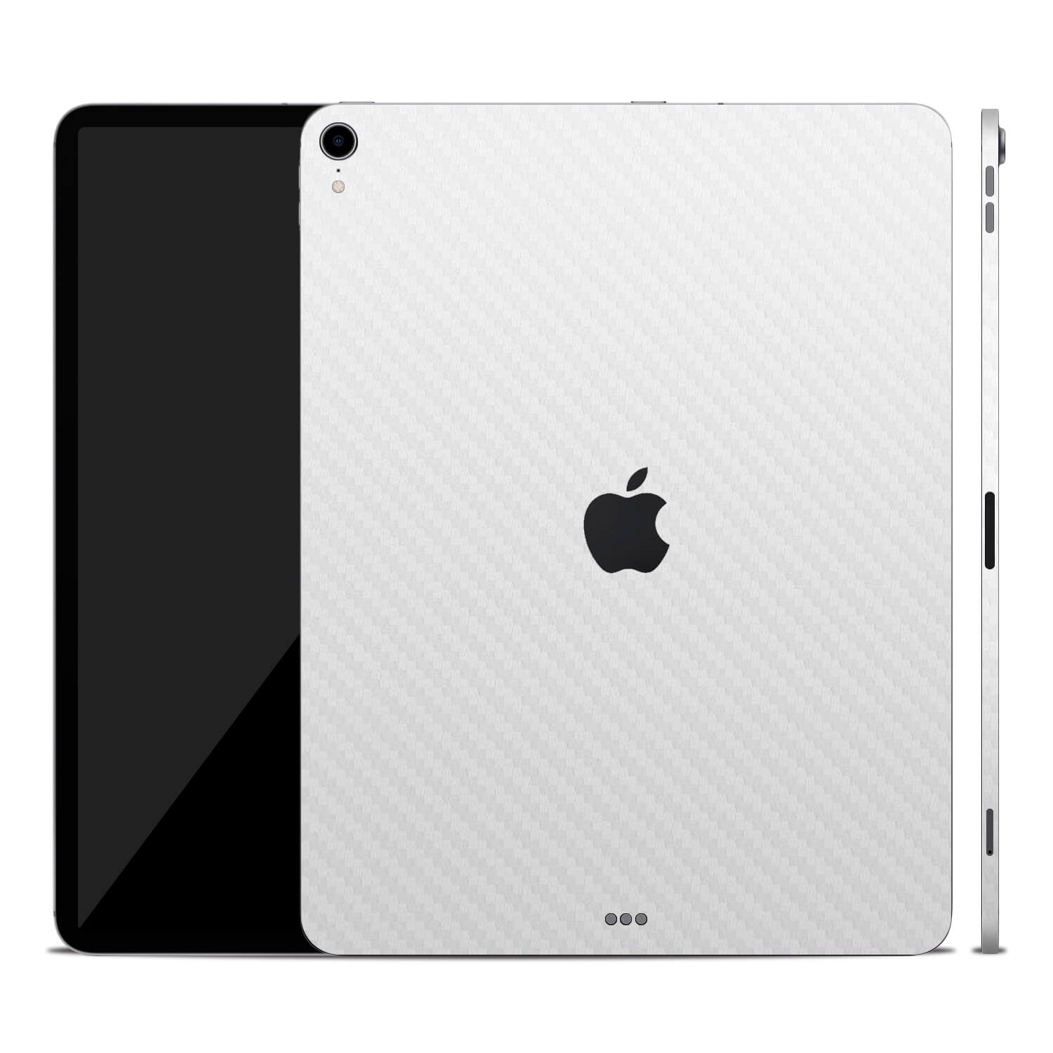 iPad Air 4 White Carbon Fibre Skins