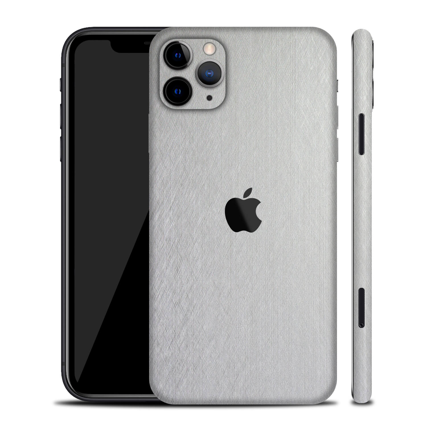 iPhone 11 Pro Max Brushed Aluminium Skins