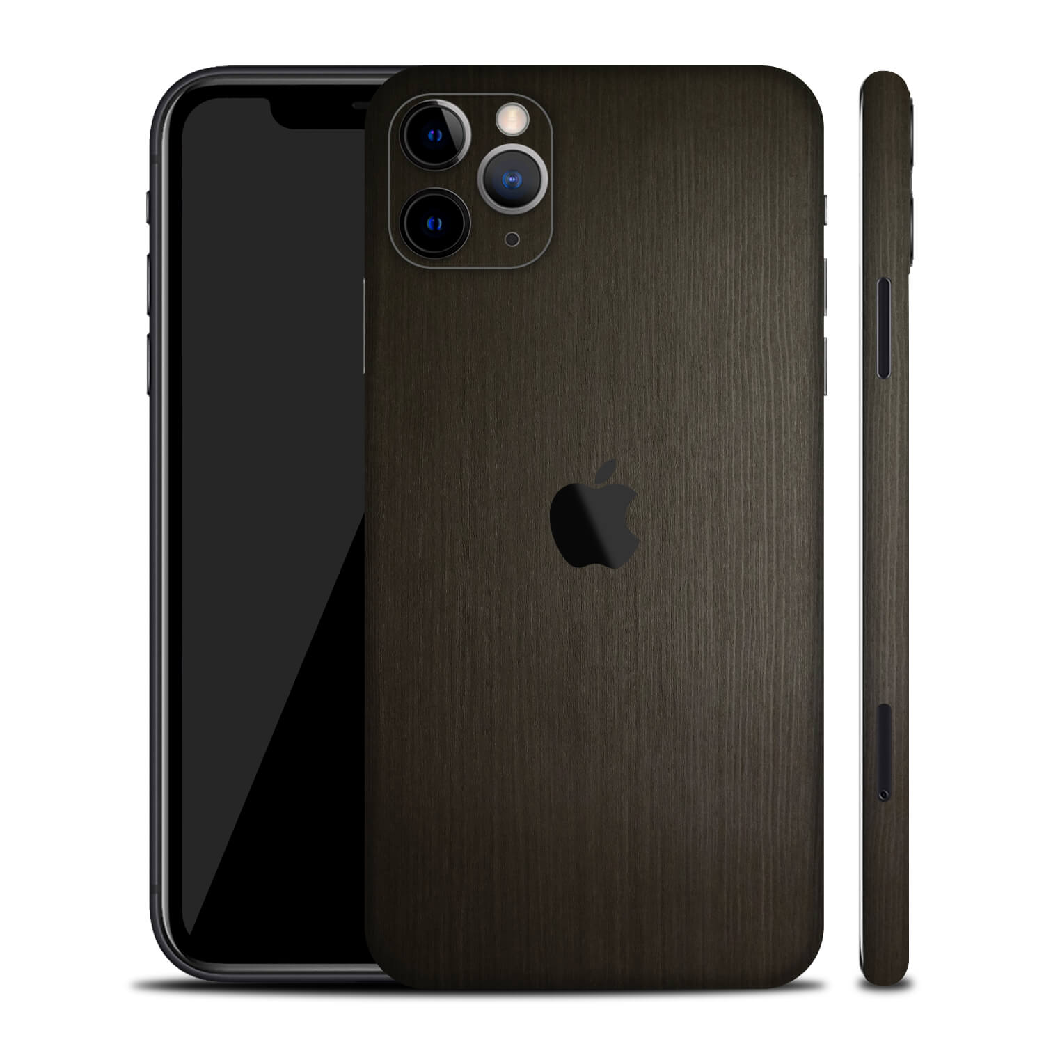 iPhone 11 Pro Max Silverblack Wood Skins