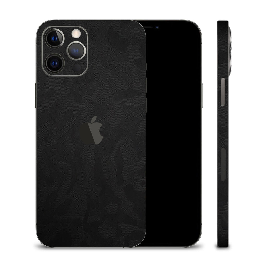 iPhone 12 Pro Max Black Camo Skins
