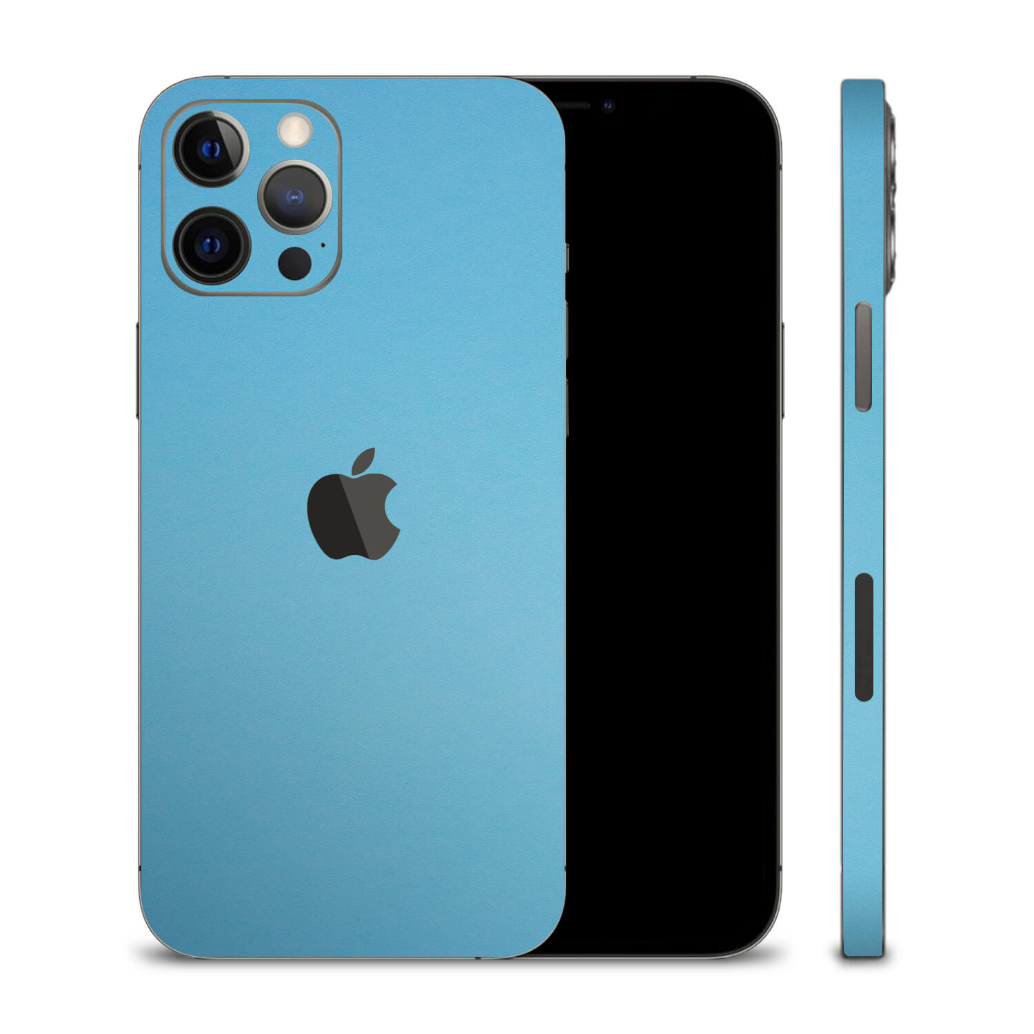 iPhone 12 Pro Max Textured Matt Light Blue Skins