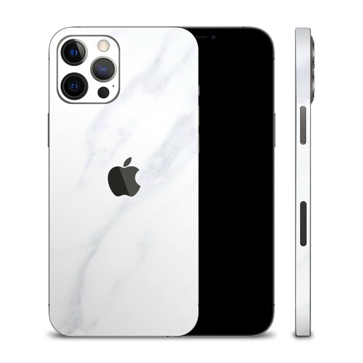 iPhone 12 Pro Max White Marble Skins