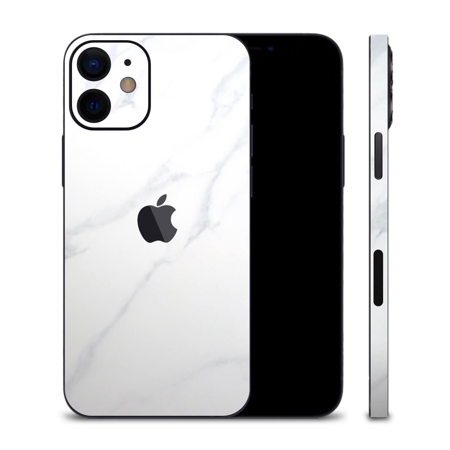 iPhone 12 White Marble Skins