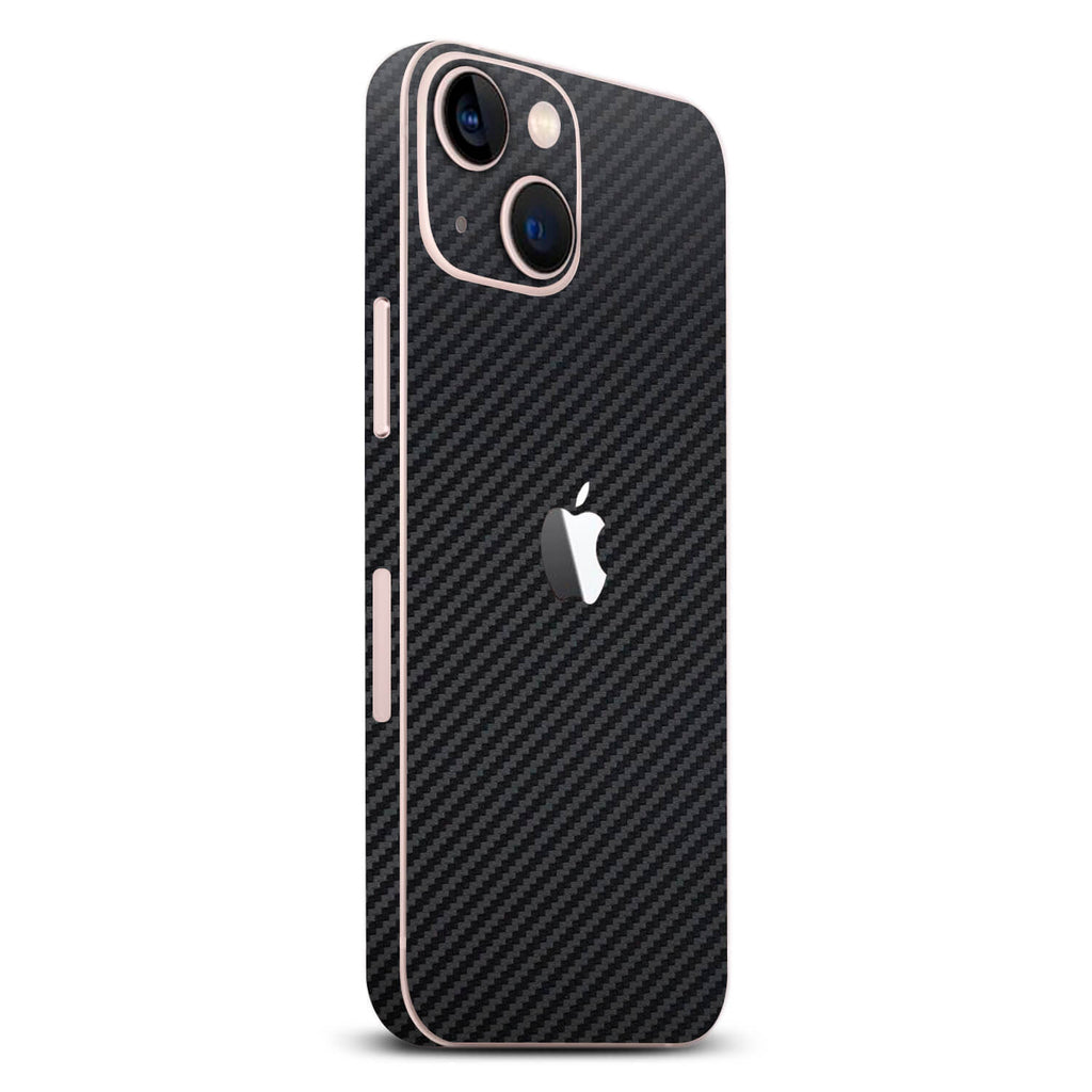 iPhone 13 Black carbon fibre skins