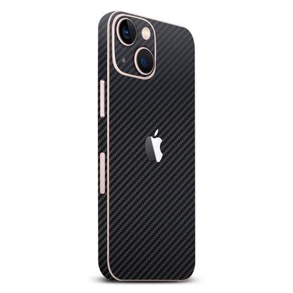 iPhone 13 Mini Black carbon fibre skins
