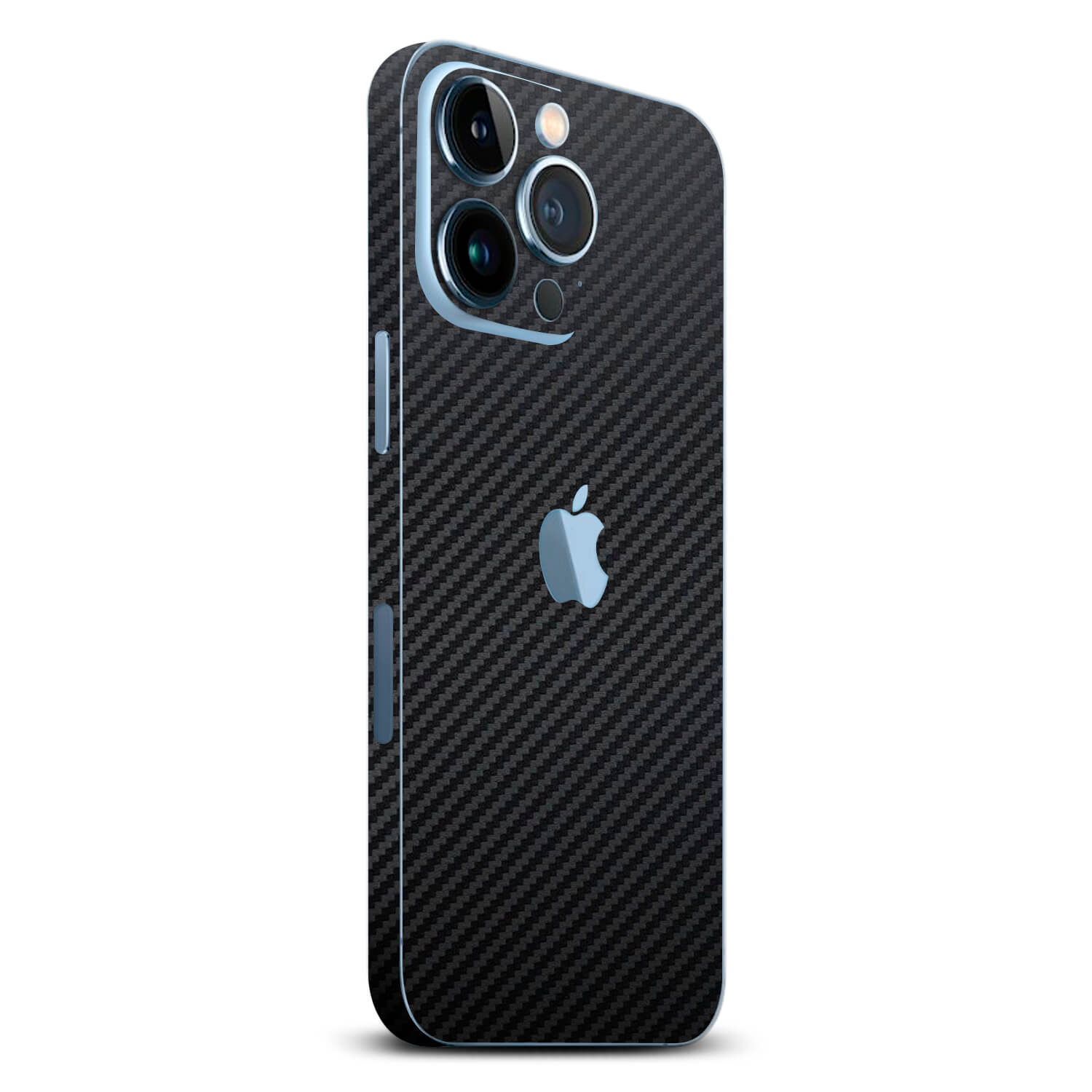 iPhone 13 Pro Black carbon fibre skins