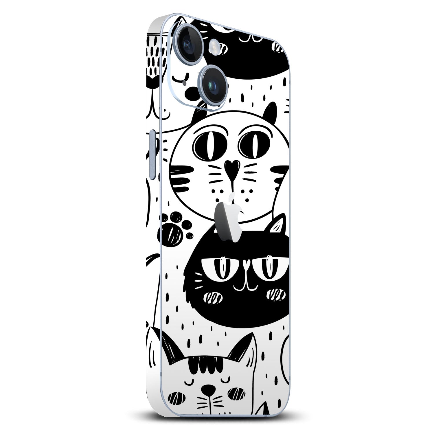 iPhone 14 Plus Doodles cat skins