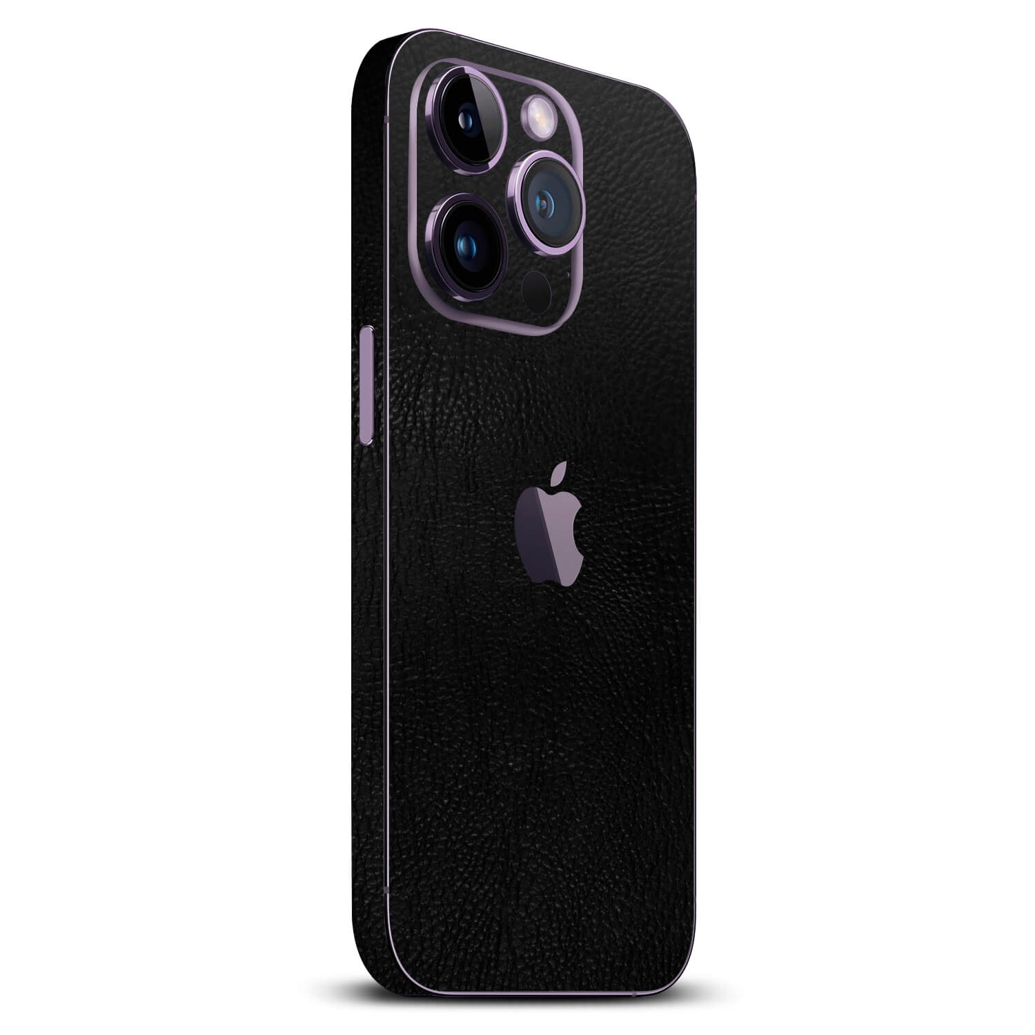 iPhone 14 Pro Black leather skins