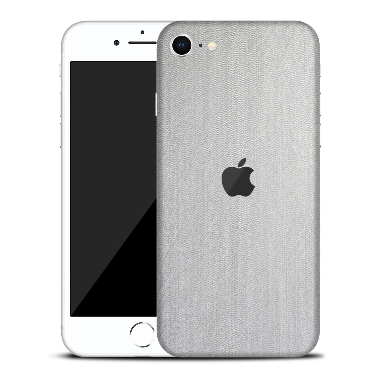 iPhone SE (2020, Gen 2) Brushed Aluminium Skins