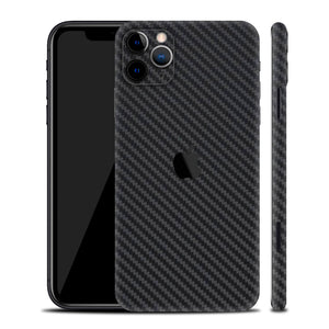 iPhone 11 Pro Black Carbon Fibre Skins