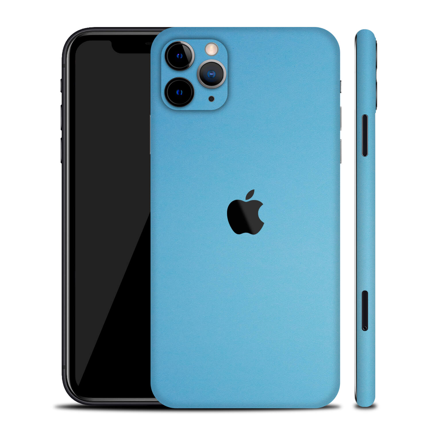 iPhone 11 Pro Max Textured Matt Light Blue Skins
