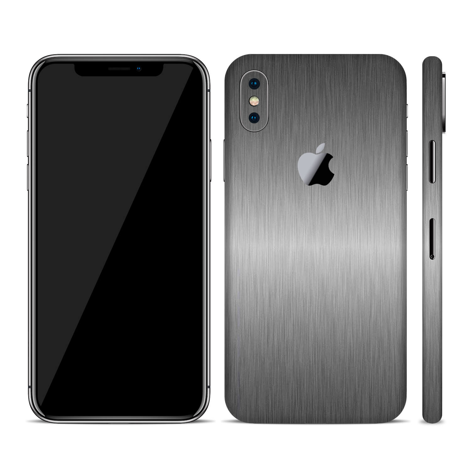 iPhone XS Max Brushed Titanium Skins